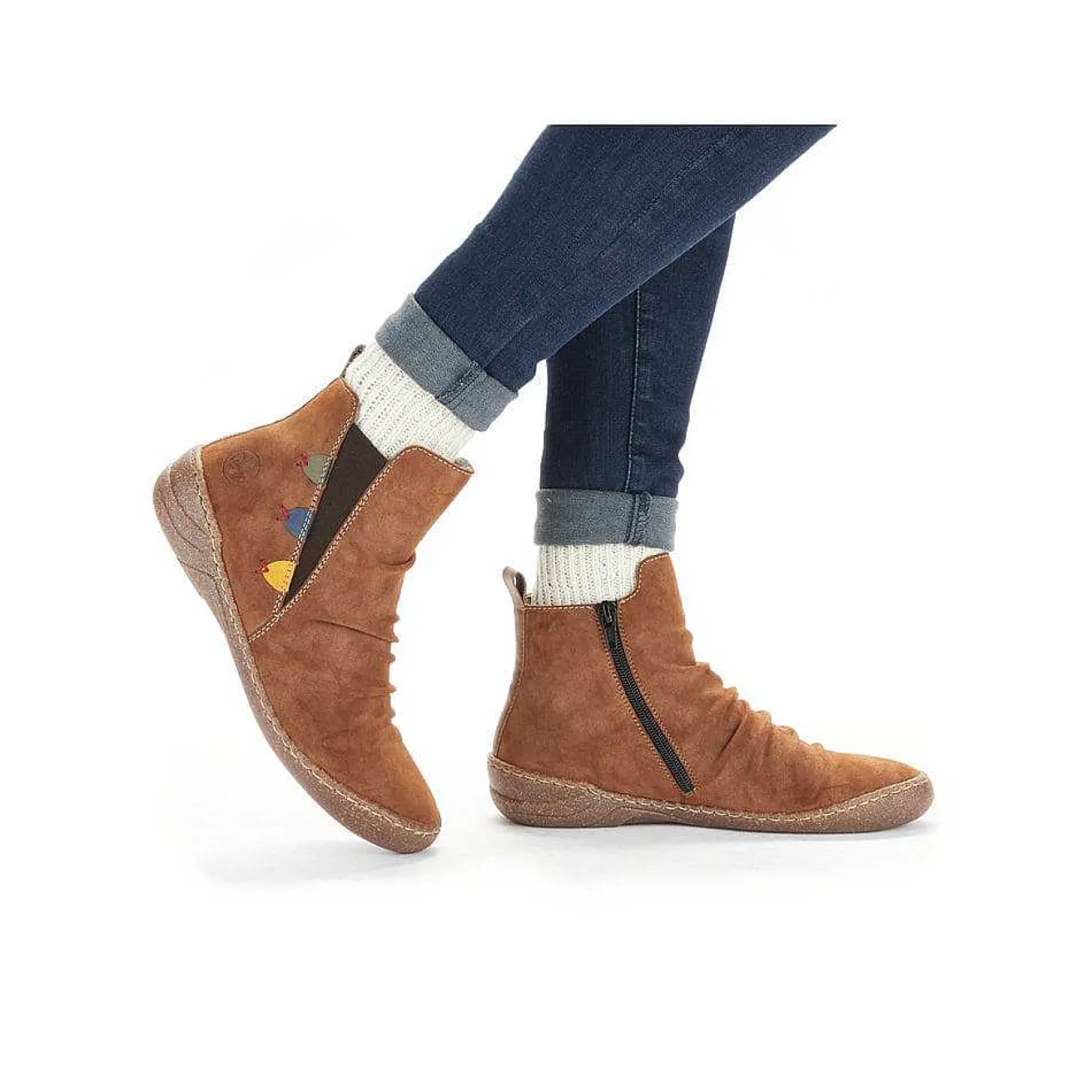 Rieker Ankle Boots & Boots-Women'S Short Boots Caramel Brown