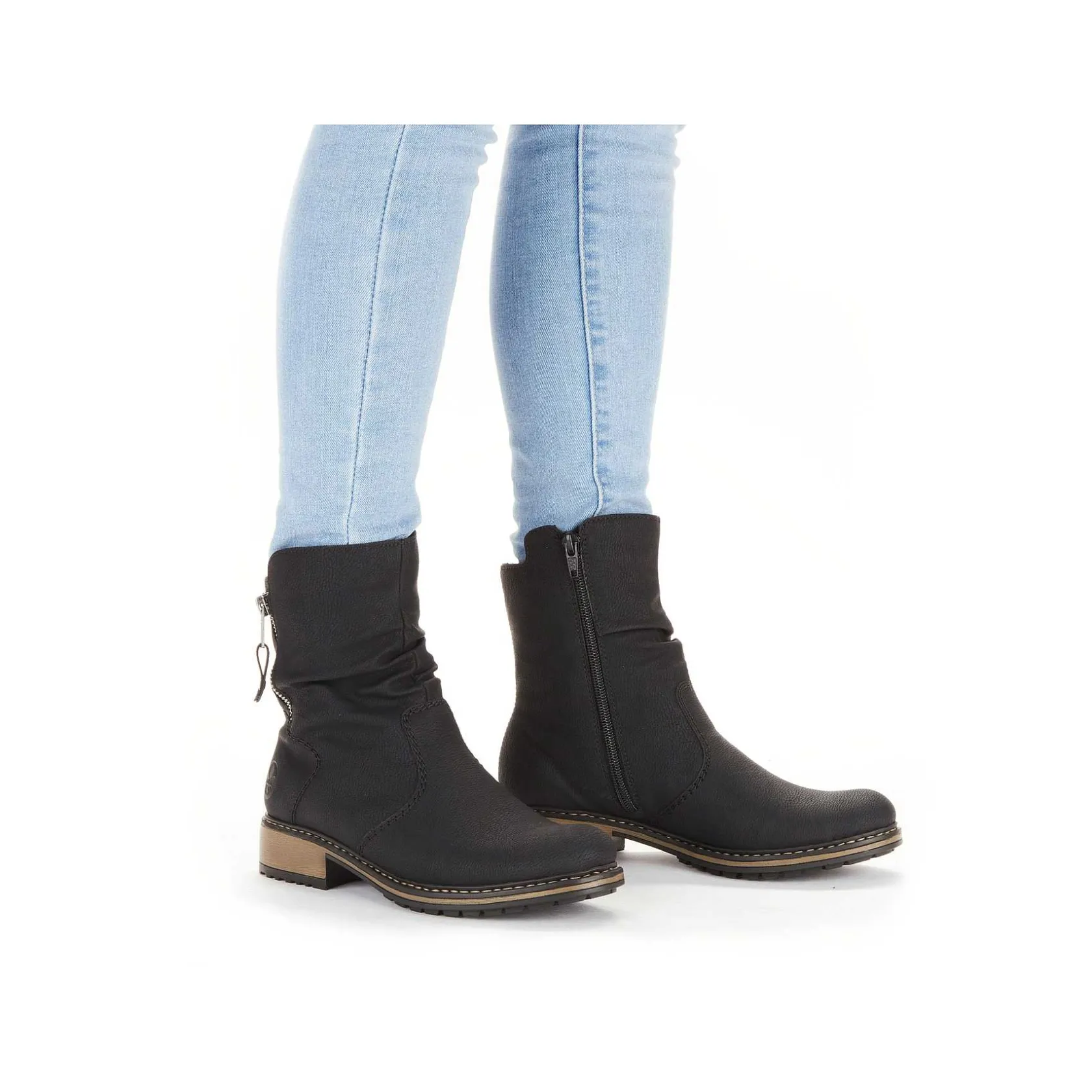 Rieker Ankle Boots & Boots-Women'S Short Boots Graphite Black