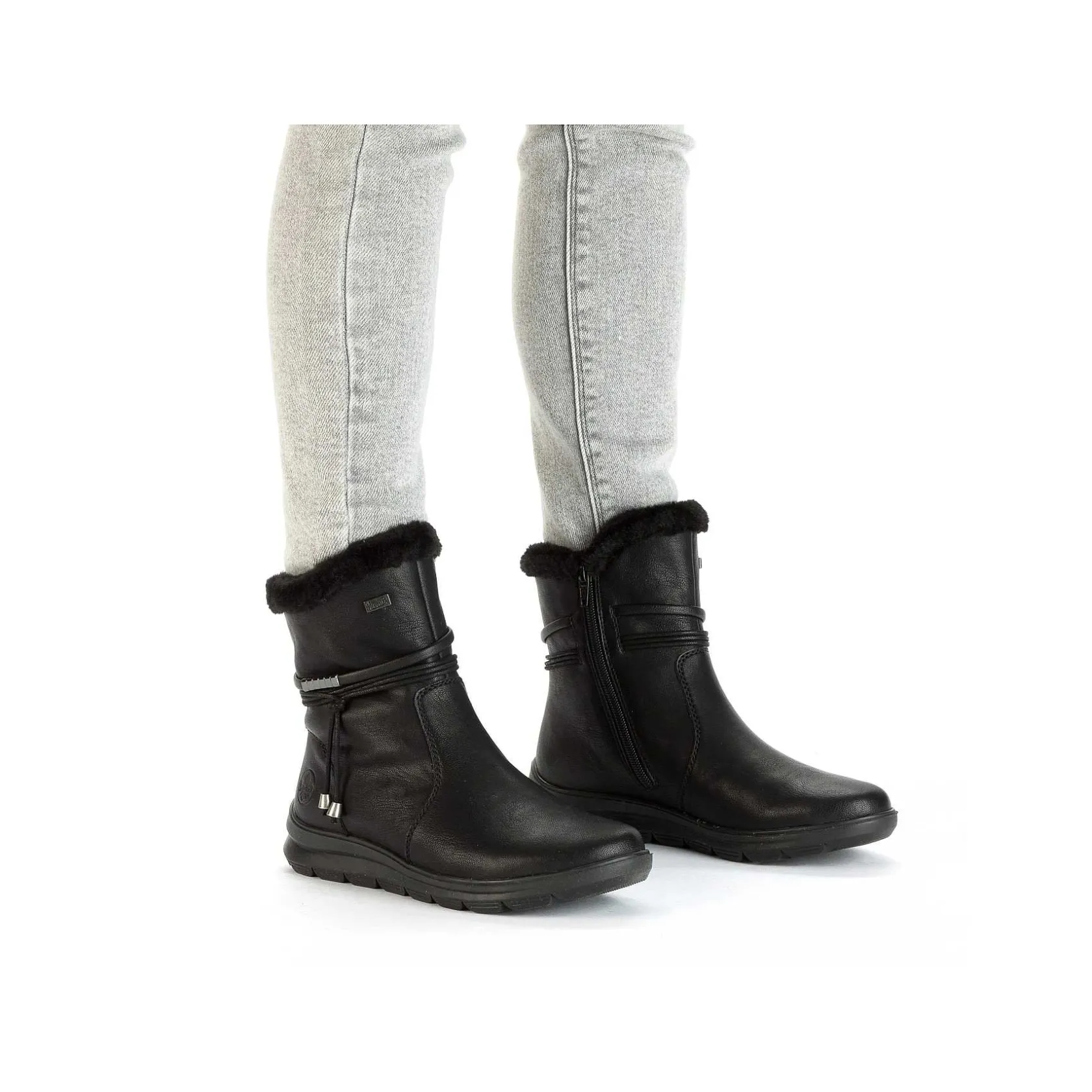 Rieker Ankle Boots & Boots-Women'S Short Boots Jet Black