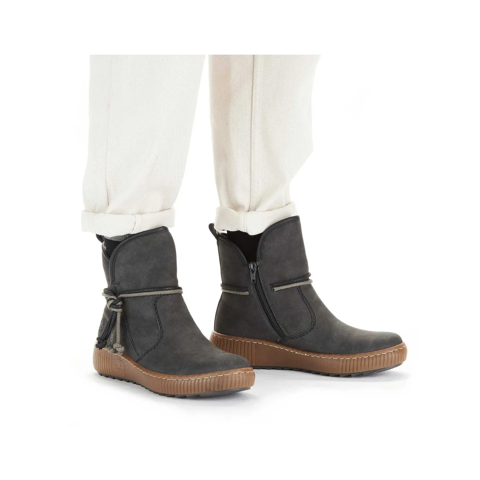 Rieker Ankle Boots & Boots-Women'S Short Boots Granite Gray