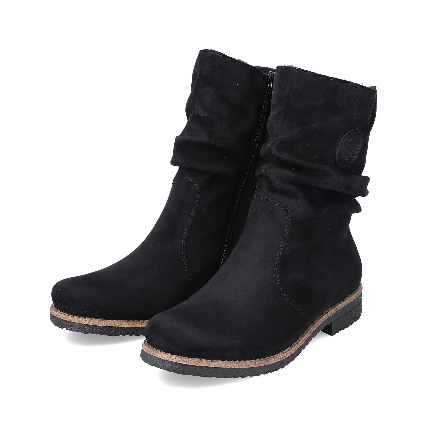 Rieker Ankle Boots & Boots-Women'S Short Boots Graphite Black