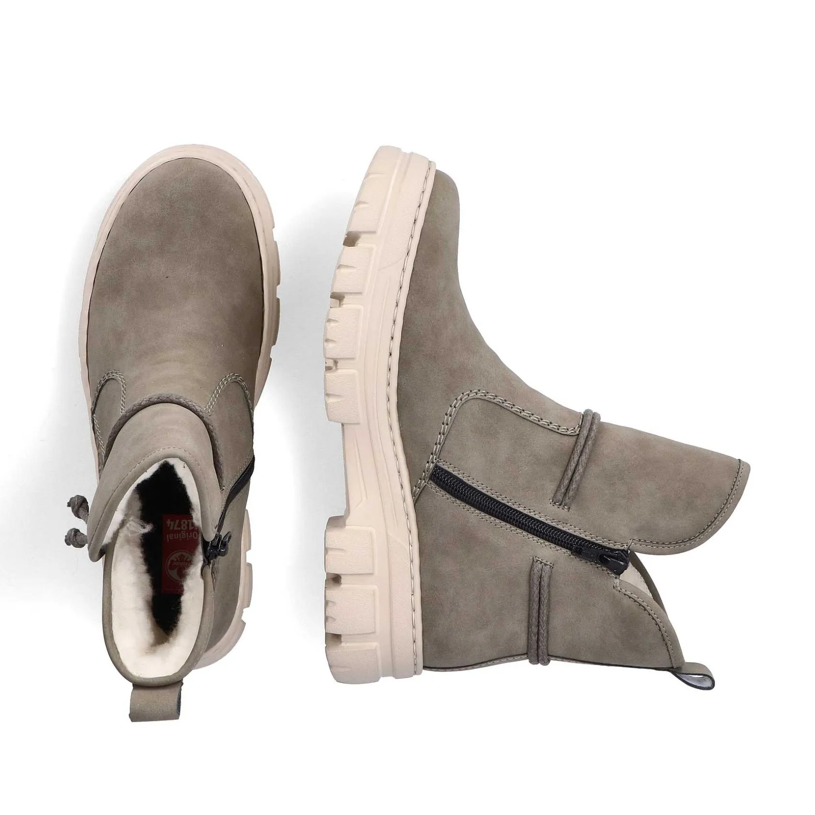 Rieker Ankle Boots & Boots-Women'S Short Boots Gray Green