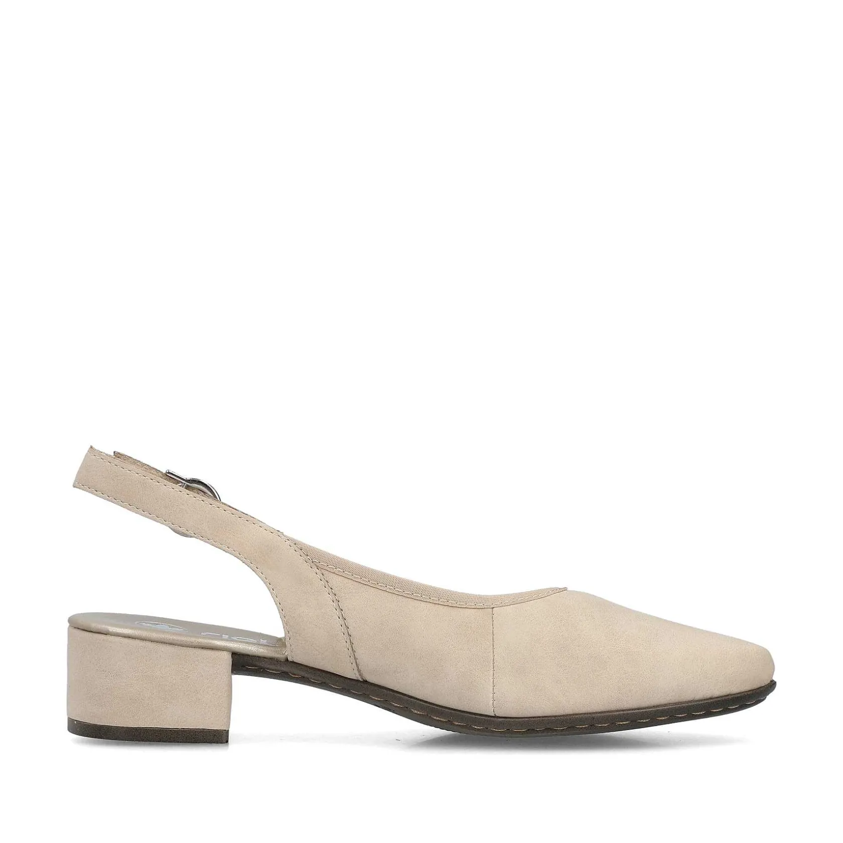 Rieker Heeled Shoes-Women'S Slingback Pumps Champagne
