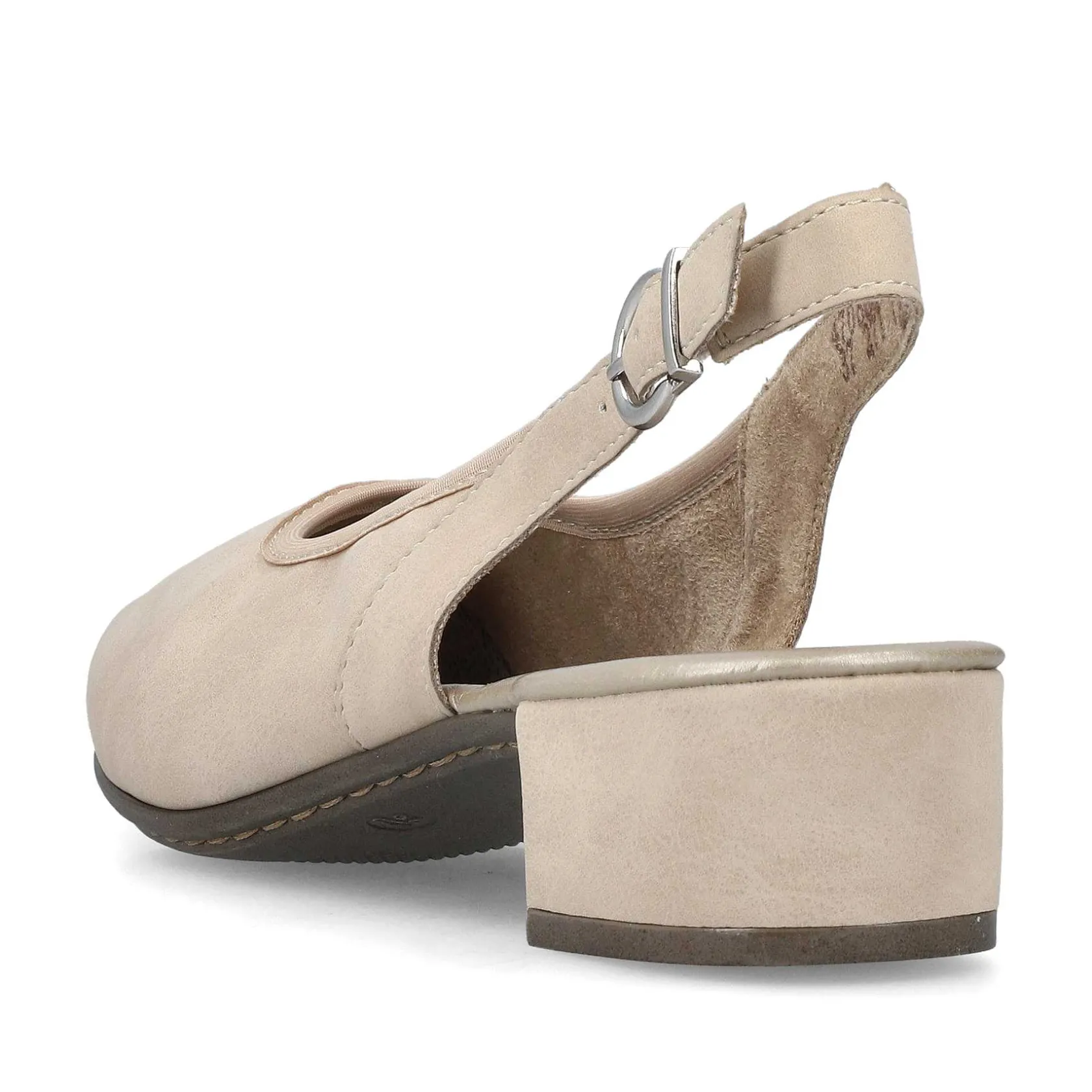 Rieker Heeled Shoes-Women'S Slingback Pumps Champagne