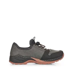 Rieker Low Shoes & Slippers-Women'S Slippers Asphalt Gray