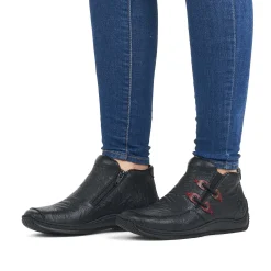 Rieker Low Shoes & Slippers-Women'S Slippers Asphalt Black