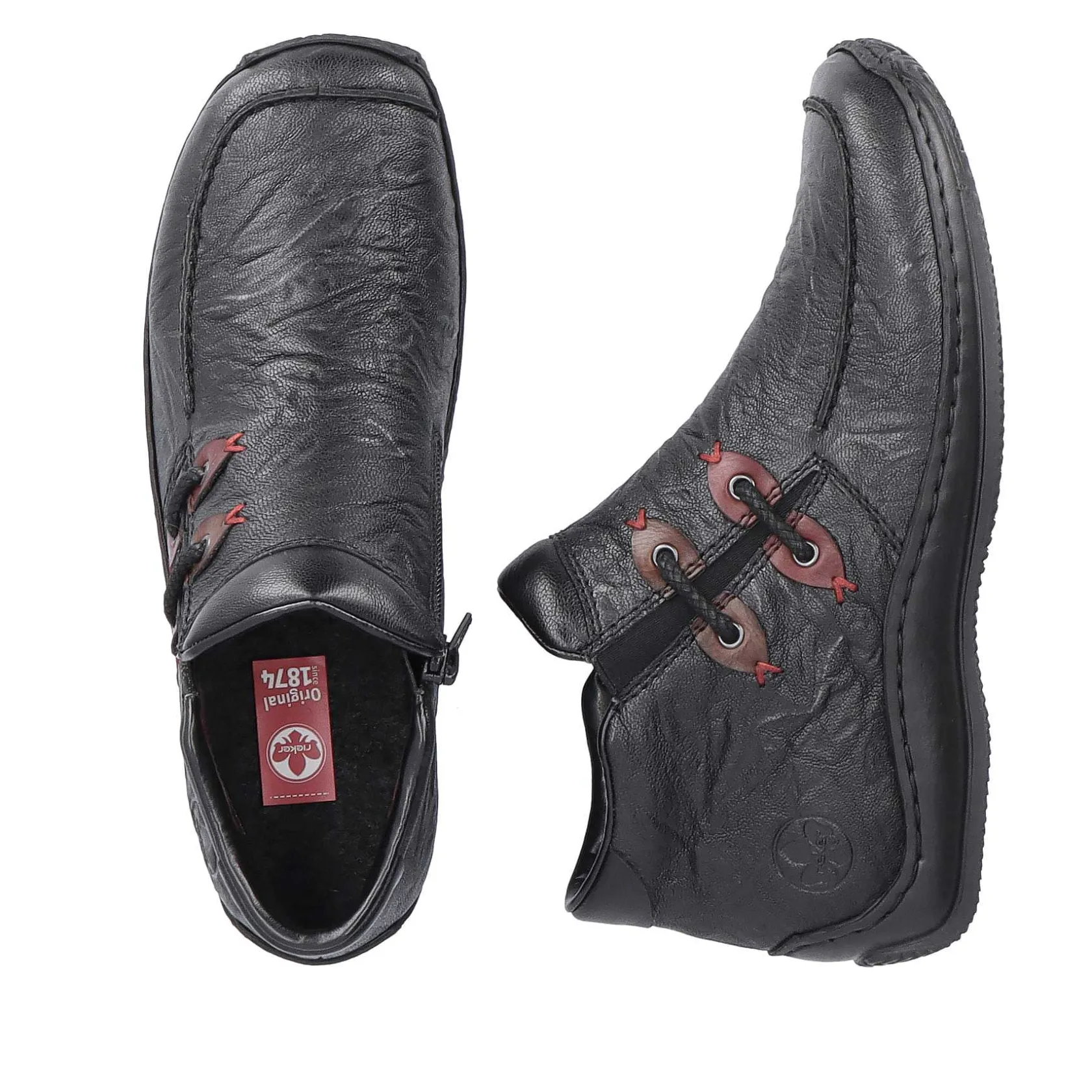 Rieker Low Shoes & Slippers-Women'S Slippers Asphalt Black