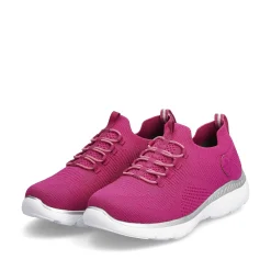 Rieker Colorful Styles-Women'S Slippers, Blood Pink