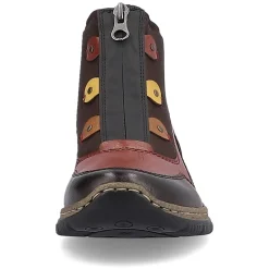 Rieker Low Shoes & Slippers-Women'S Slippers Black And Wine Red