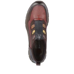 Rieker Low Shoes & Slippers-Women'S Slippers Black And Wine Red