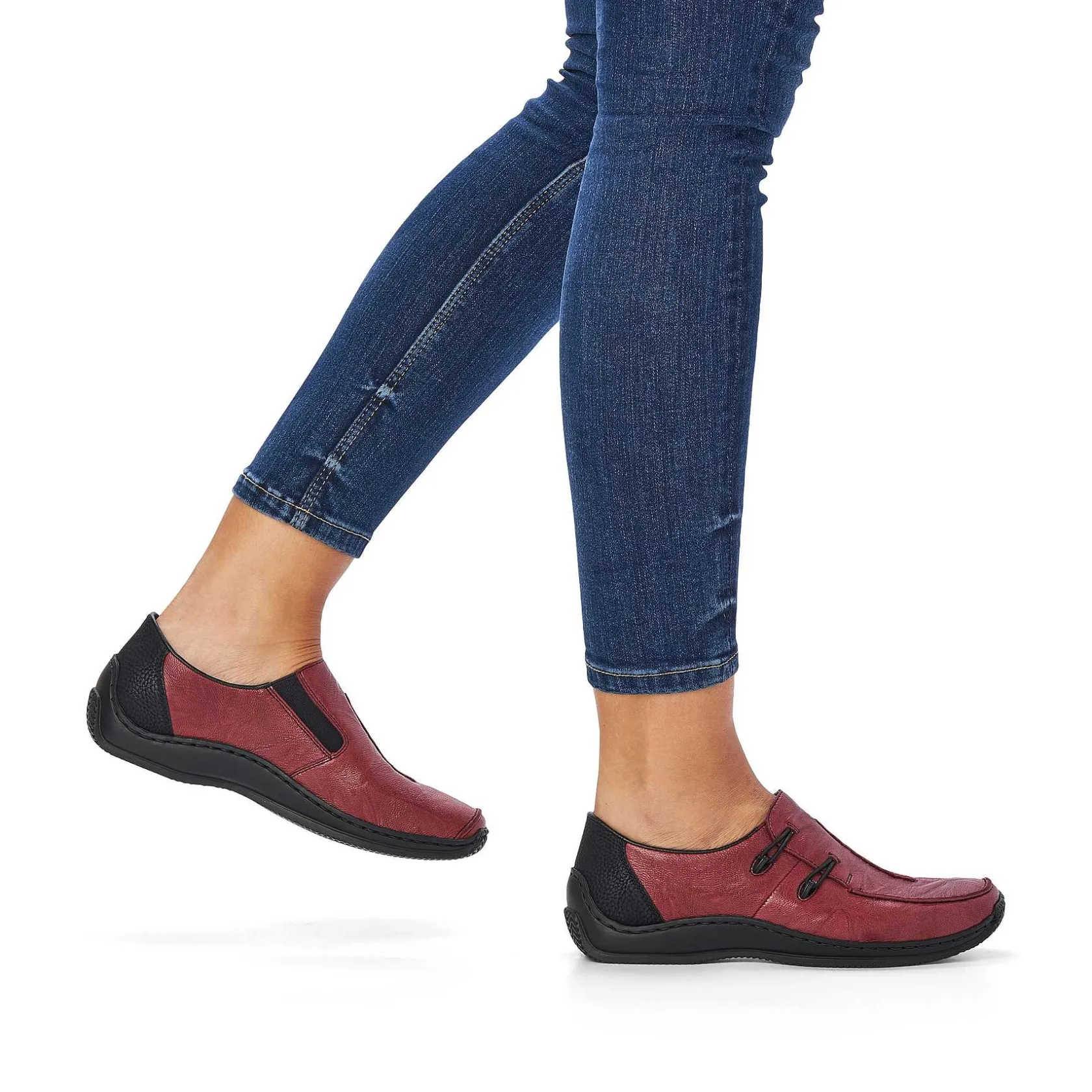 Rieker Low Shoes & Slippers-Women'S Slippers Burgundy Red