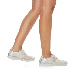 Rieker Low Shoes & Slippers-Women'S Slippers Champagne Metallic