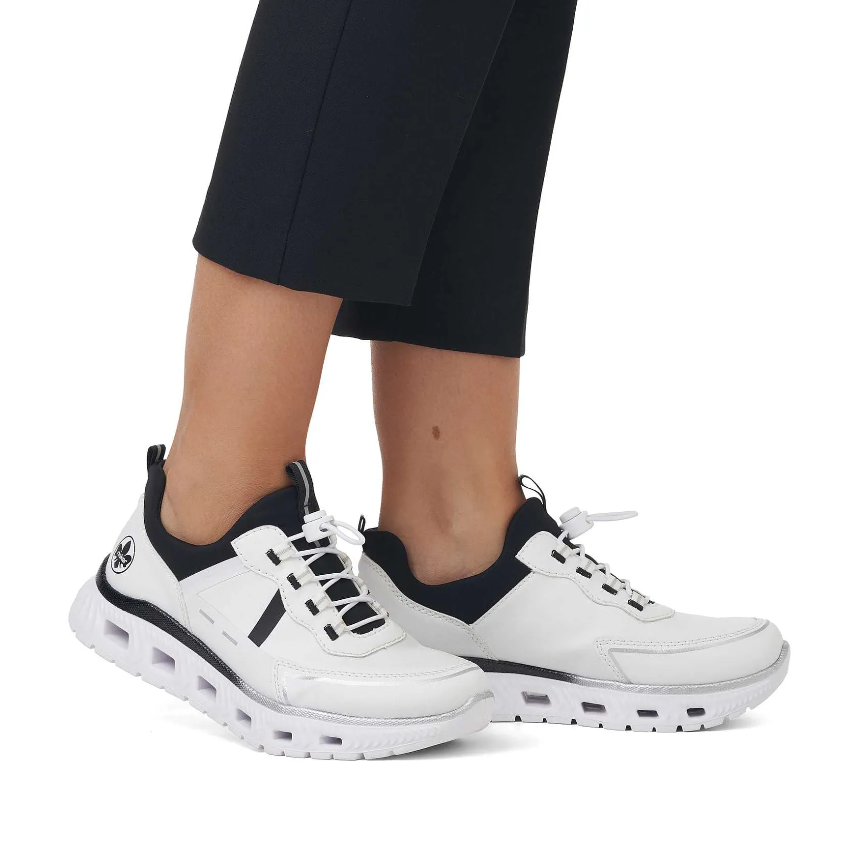 Rieker Vegan-Women'S Slippers Crystal White