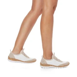 Rieker Low Shoes & Slippers-Women'S Slippers Cream White