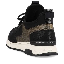 Rieker Low Shoes & Slippers-Women'S Slippers Deep Black-Khaki