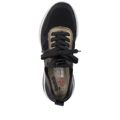 Rieker Low Shoes & Slippers-Women'S Slippers Deep Black-Khaki