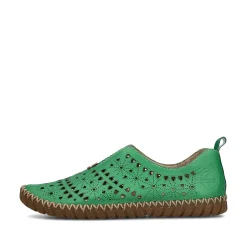 Rieker Summer Shoes-Women'S Slippers Forest Green