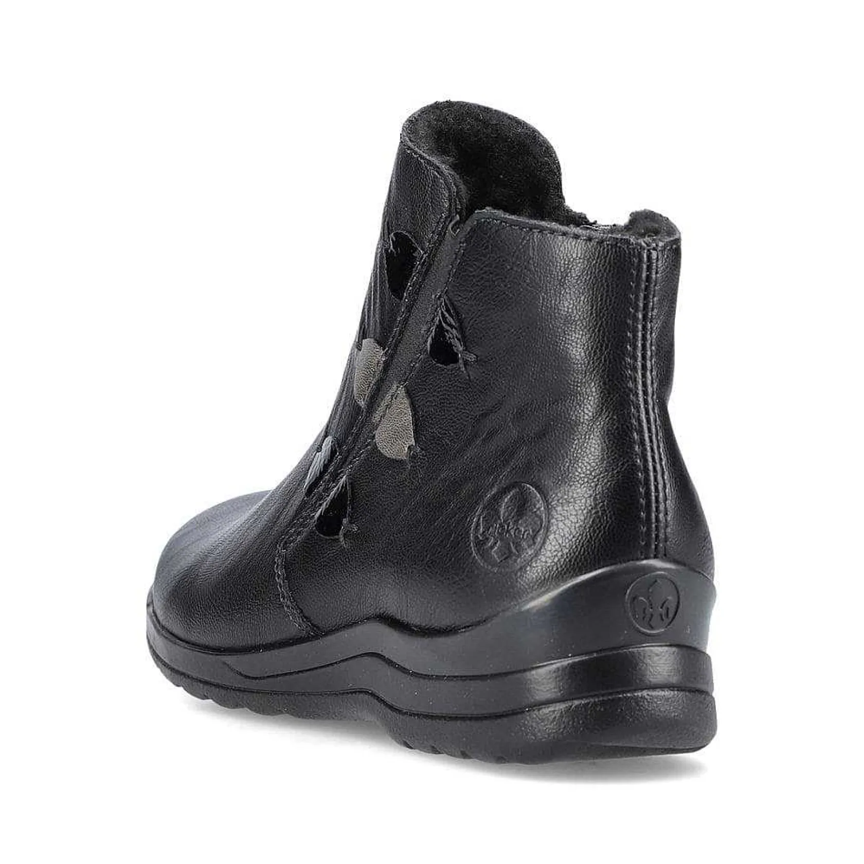 Rieker Low Shoes & Slippers-Women'S Slippers Glossy Black