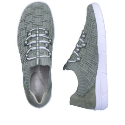 Rieker Vegan-Women'S Slippers Green Grey