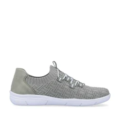 Rieker Vegan-Women'S Slippers Green Grey