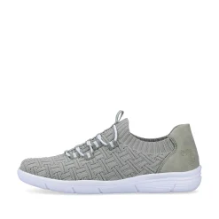 Rieker Vegan-Women'S Slippers Green Grey