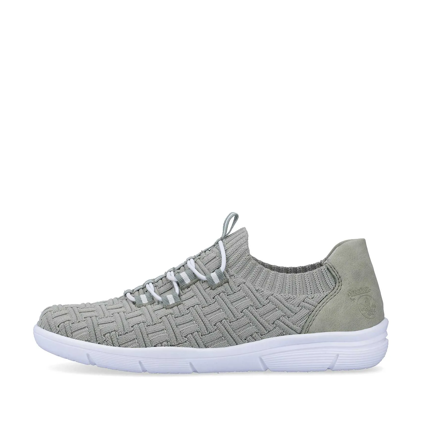Rieker Vegan-Women'S Slippers Green Grey