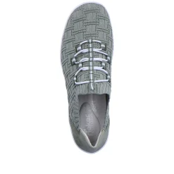 Rieker Vegan-Women'S Slippers Green Grey