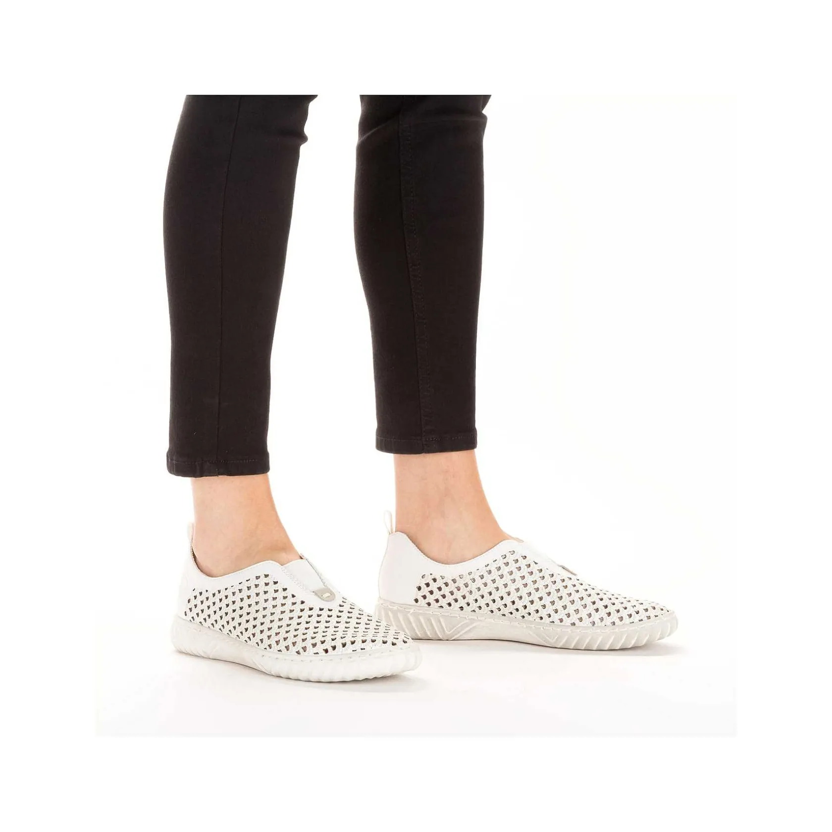 Rieker Low Shoes & Slippers-Women'S Slippers Gray White