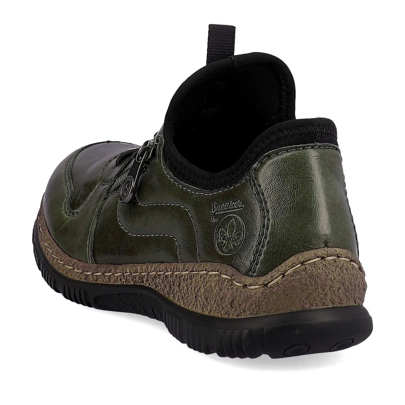 Rieker Low Shoes & Slippers-Women'S Slippers Grey-Green-Black