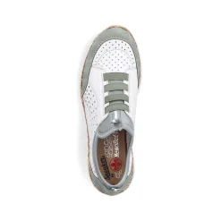 Rieker Low Shoes & Slippers-Women'S Slippers In Starry White-Mint Green