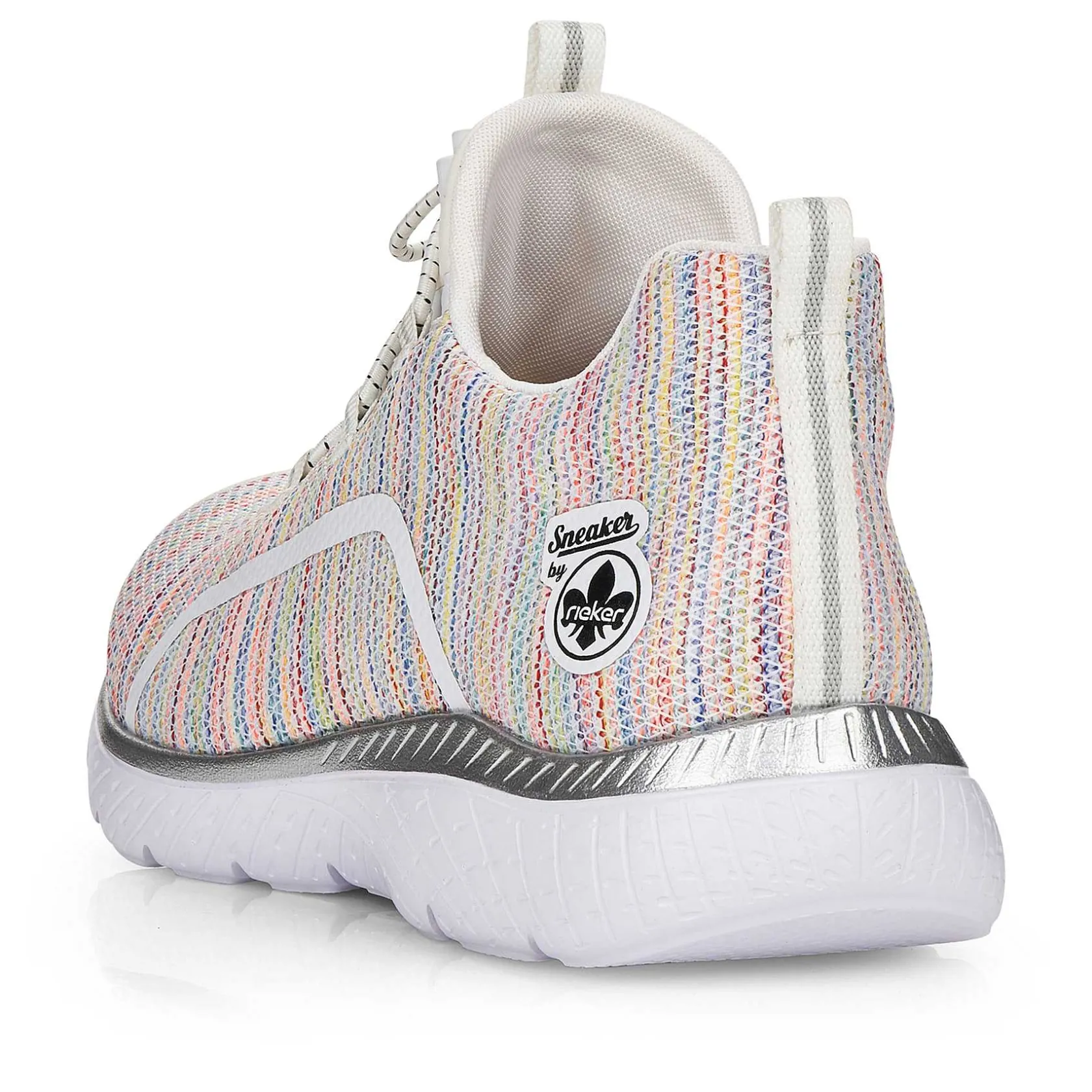 Rieker Low Shoes & Slippers-Women'S Slippers In White And Rainbow Colour