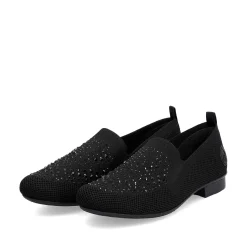 Rieker Business Shoes-Women'S Slippers Jet Black