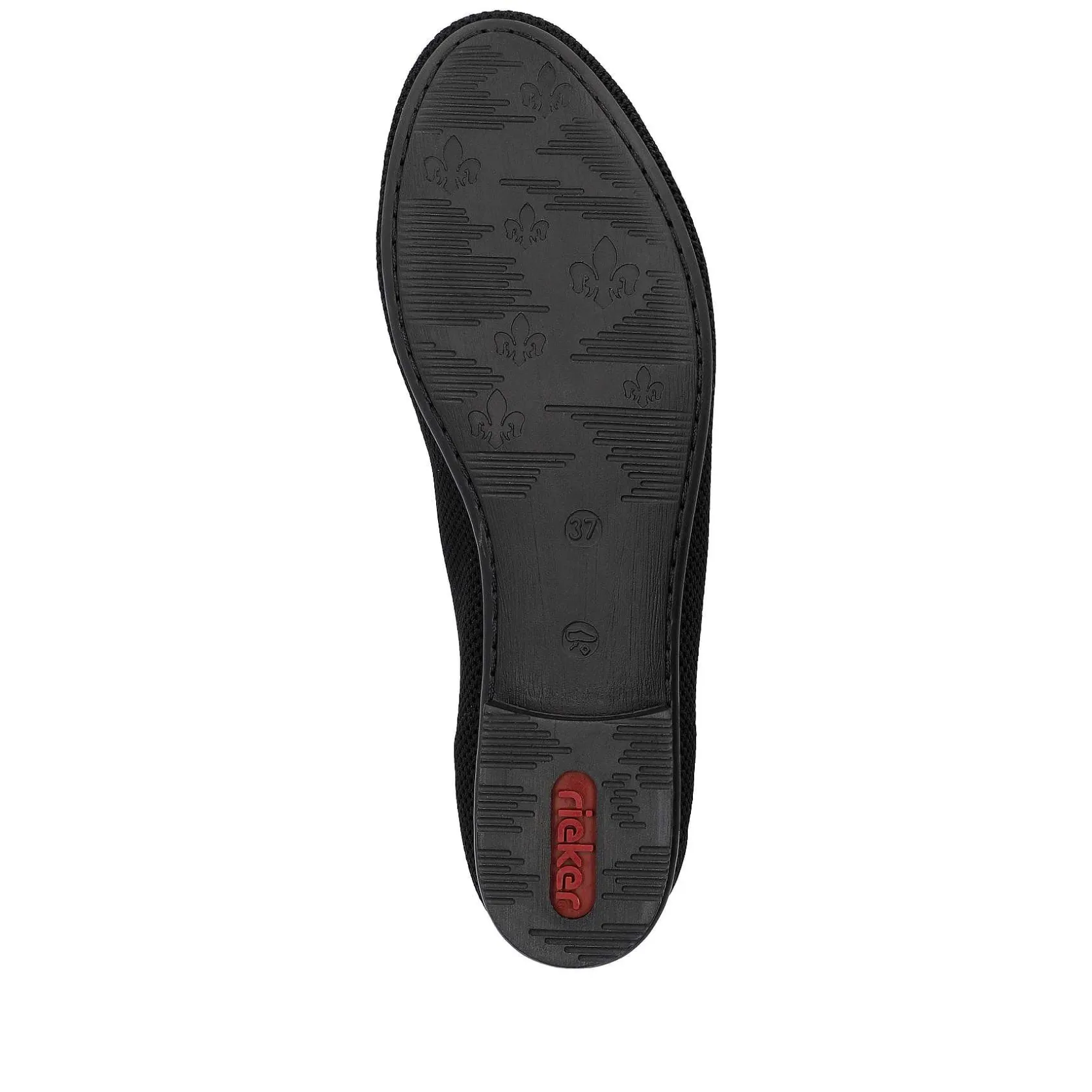 Rieker Business Shoes-Women'S Slippers Jet Black