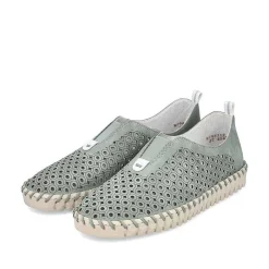 Rieker Summer Shoes-Women'S Slippers Khaki Green