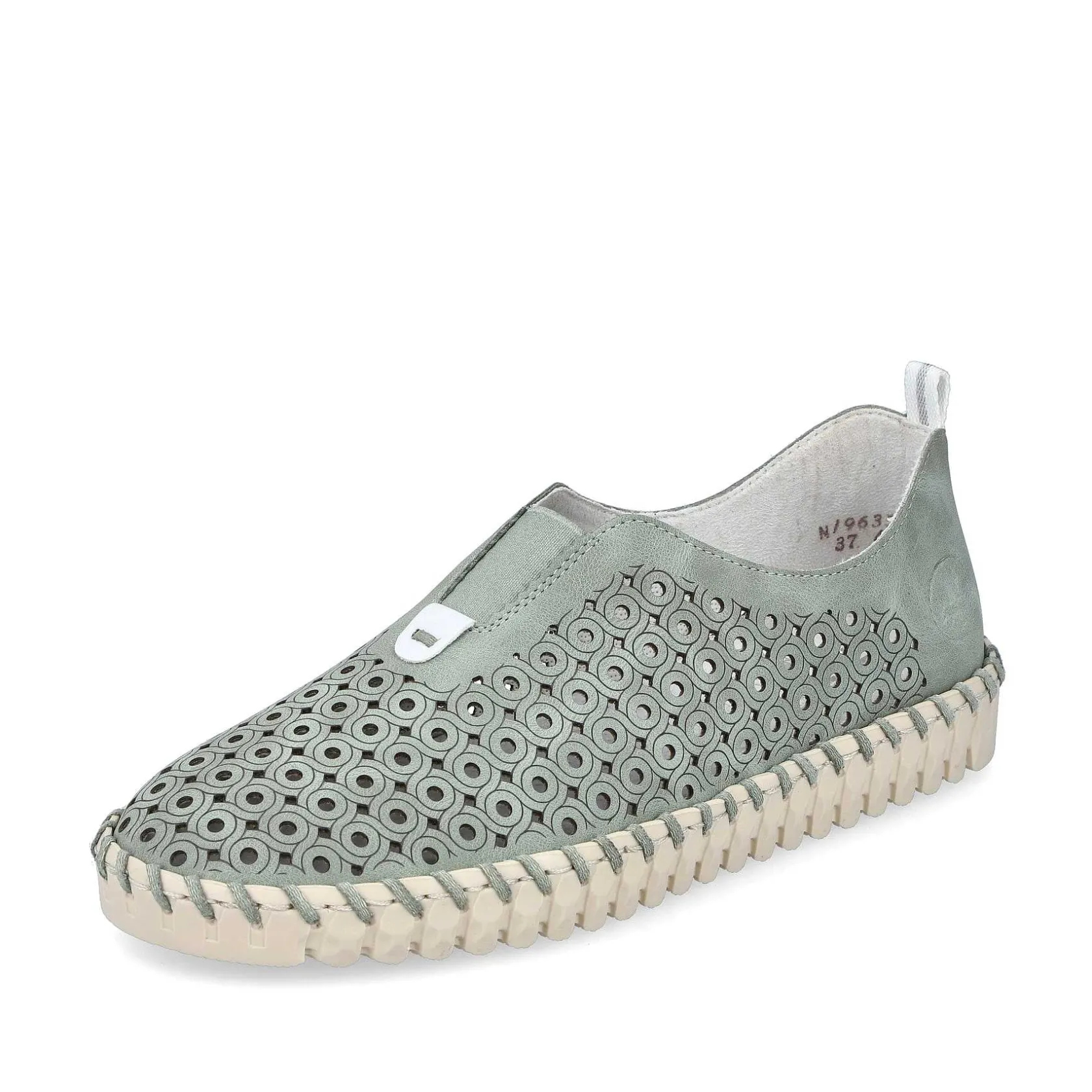 Rieker Summer Shoes-Women'S Slippers Khaki Green