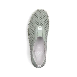Rieker Summer Shoes-Women'S Slippers Khaki Green