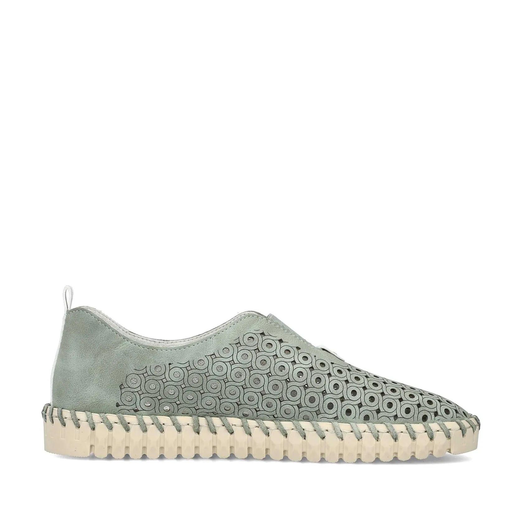 Rieker Summer Shoes-Women'S Slippers Khaki Green