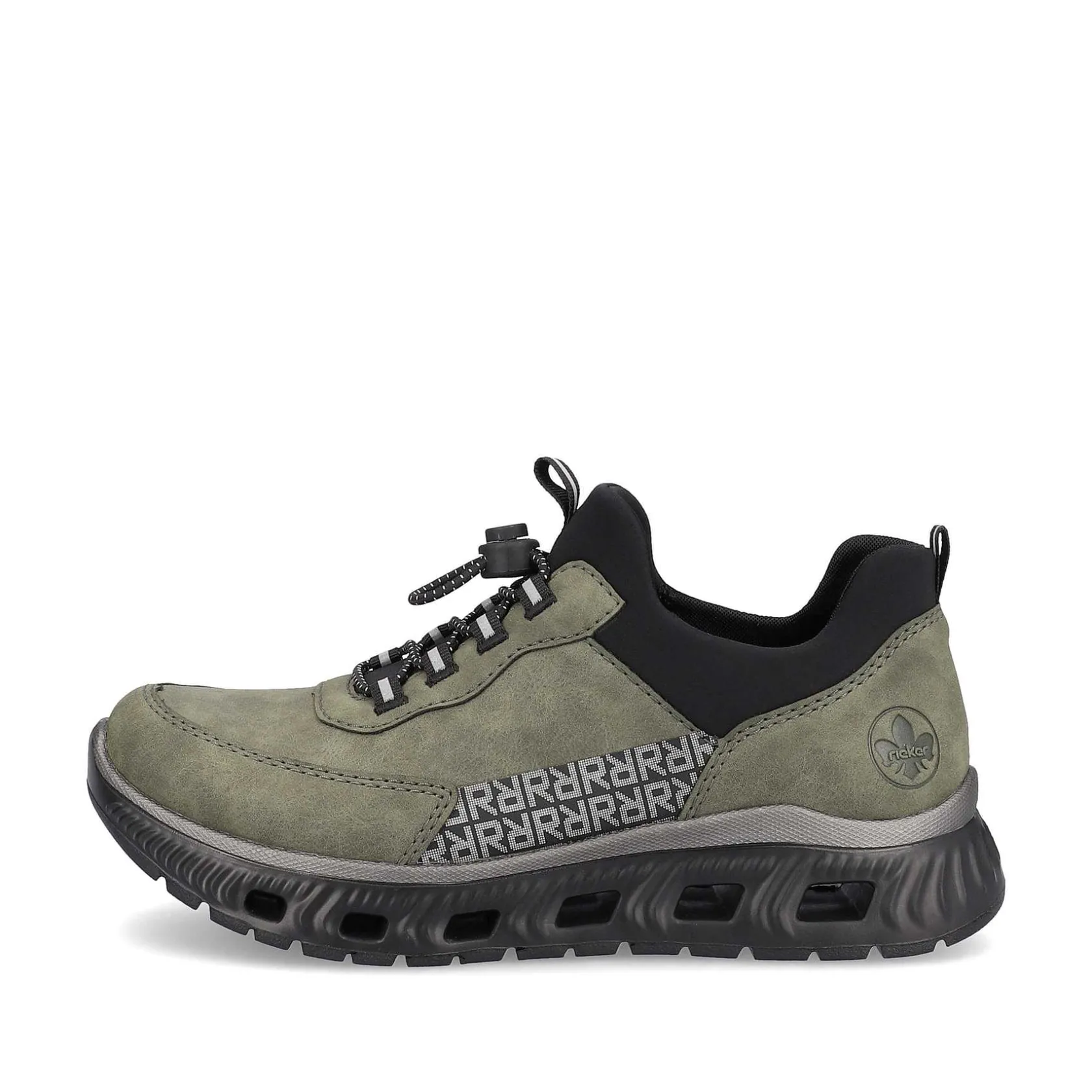 Rieker Low Shoes & Slippers-Women'S Slippers Khaki-Black