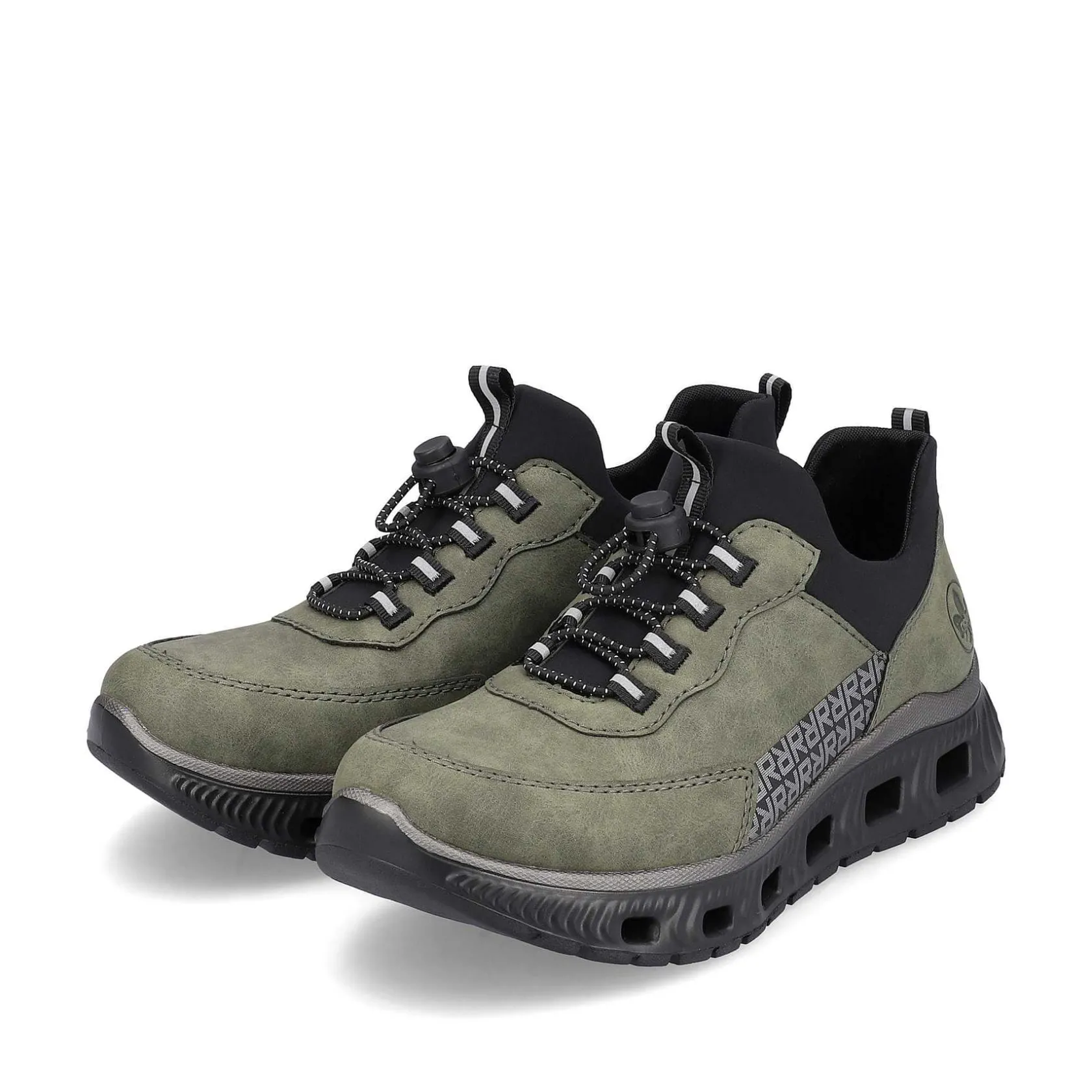 Rieker Low Shoes & Slippers-Women'S Slippers Khaki-Black