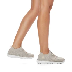 Rieker Vegan-Women'S Slippers Light Beige