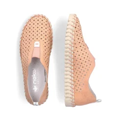 Rieker Colorful Styles-Women'S Slippers Light Orange