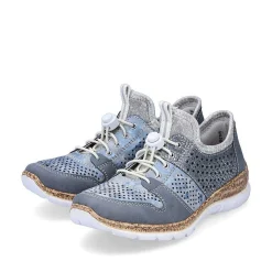 Rieker Low Shoes & Slippers-Women'S Slippers Metallic Blue