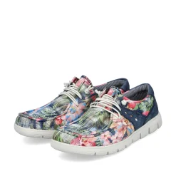 Rieker Vegan-Women'S Slippers Multi-Denim Blue