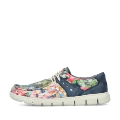Rieker Vegan-Women'S Slippers Multi-Denim Blue