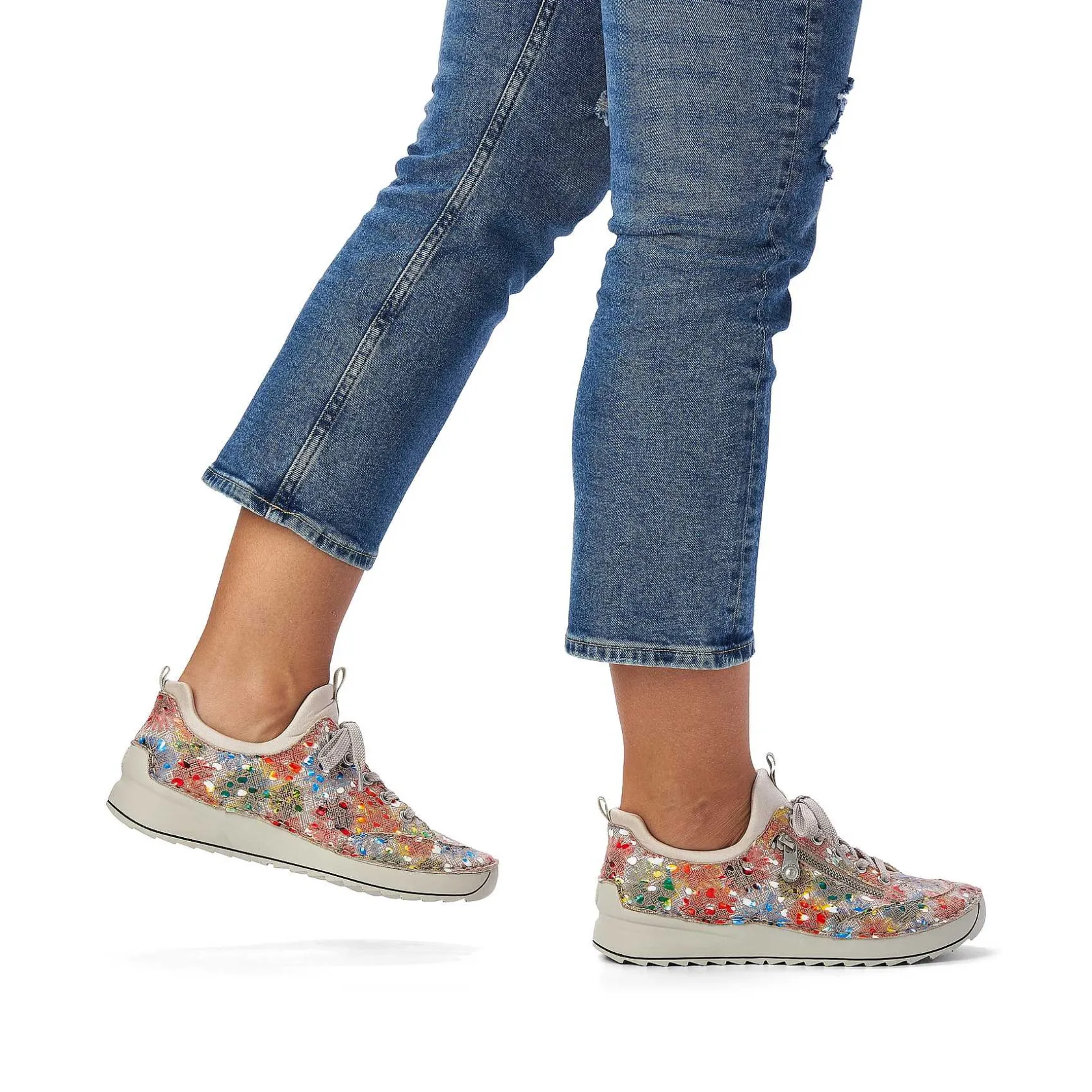 Rieker Low Shoes & Slippers-Women'S Slippers Multi-Beige