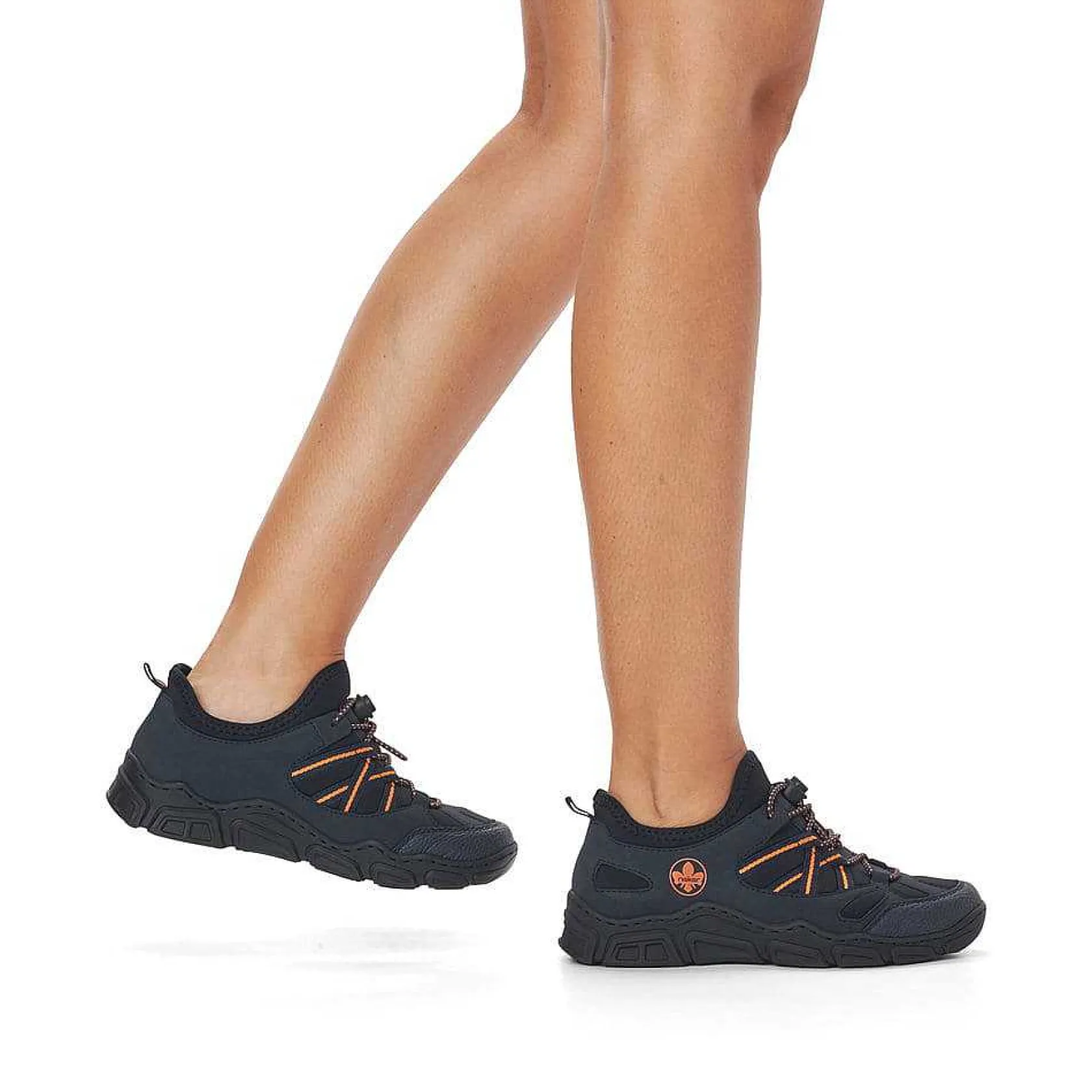 Rieker Low Shoes & Slippers-Women'S Slippers Navy Blue-Orange