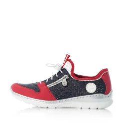 Rieker Low Shoes & Slippers-Women'S Slippers Navy Blue-Fire Red