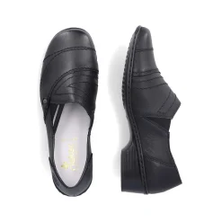 Rieker Business Shoes-Women'S Slippers Night Black
