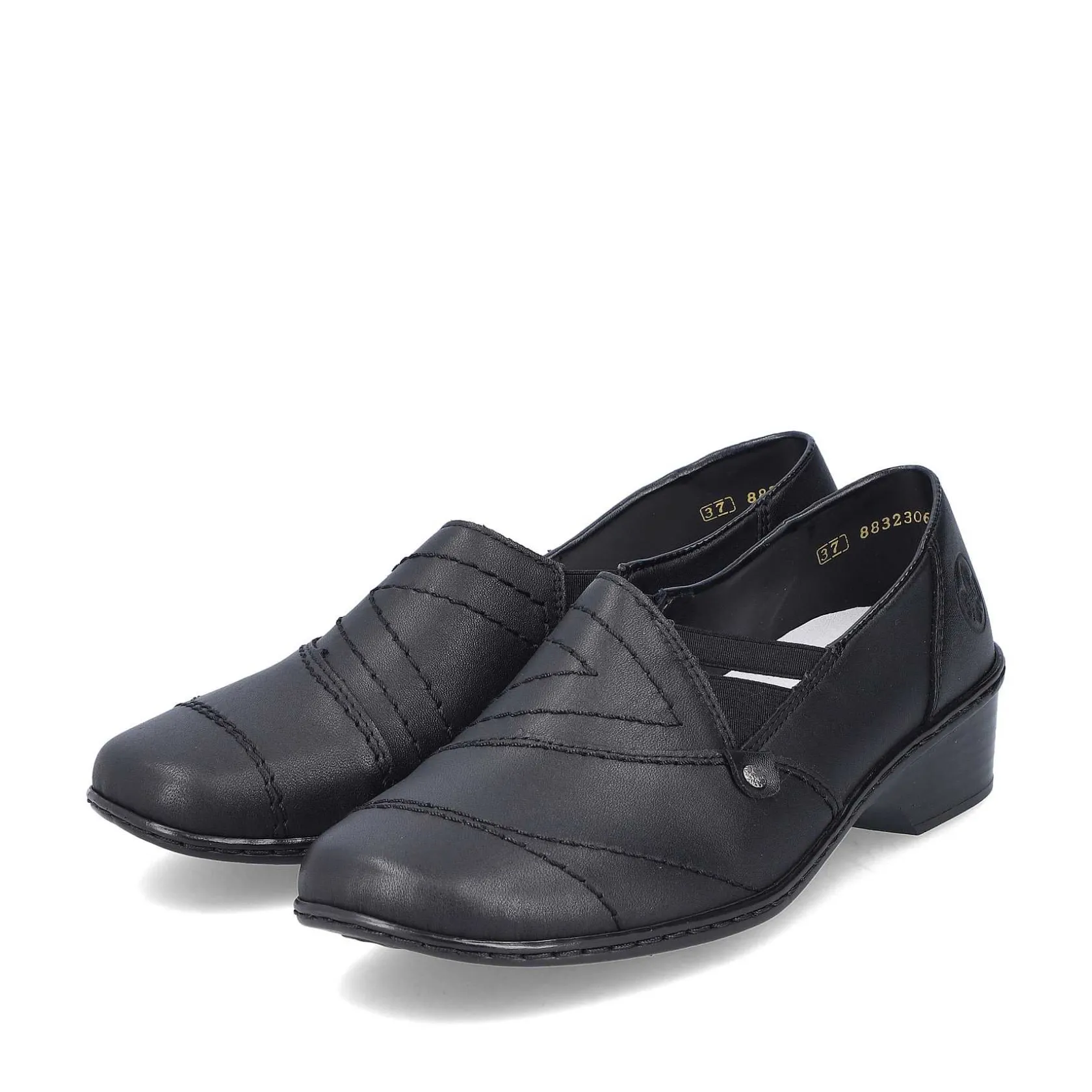 Rieker Business Shoes-Women'S Slippers Night Black