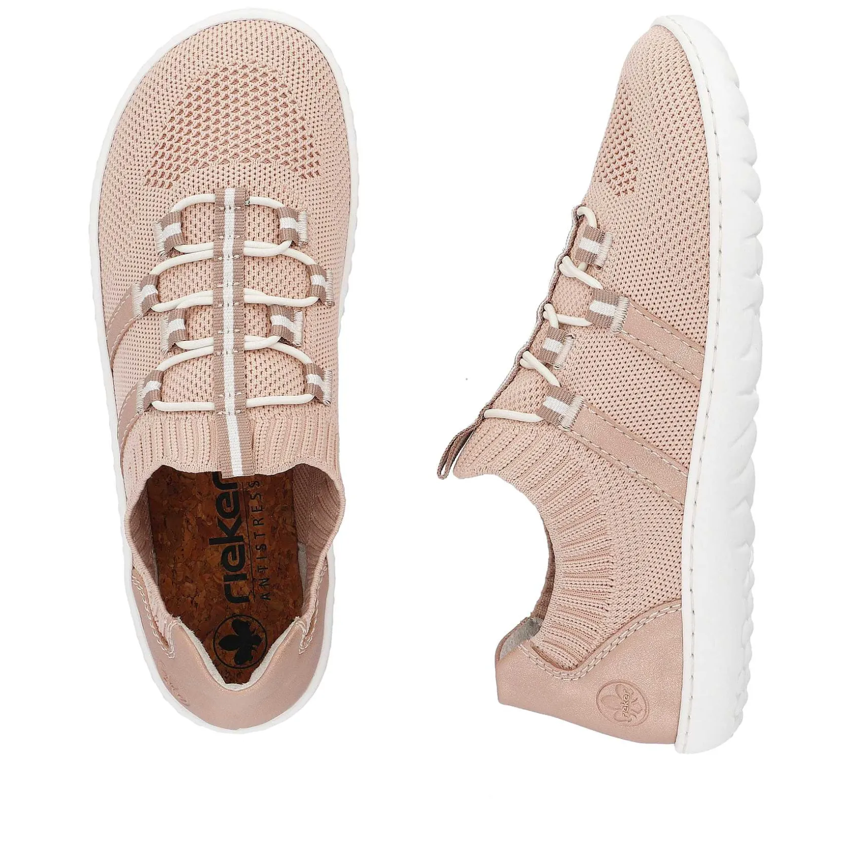 Rieker Vegan-Women'S Slippers Old Pink